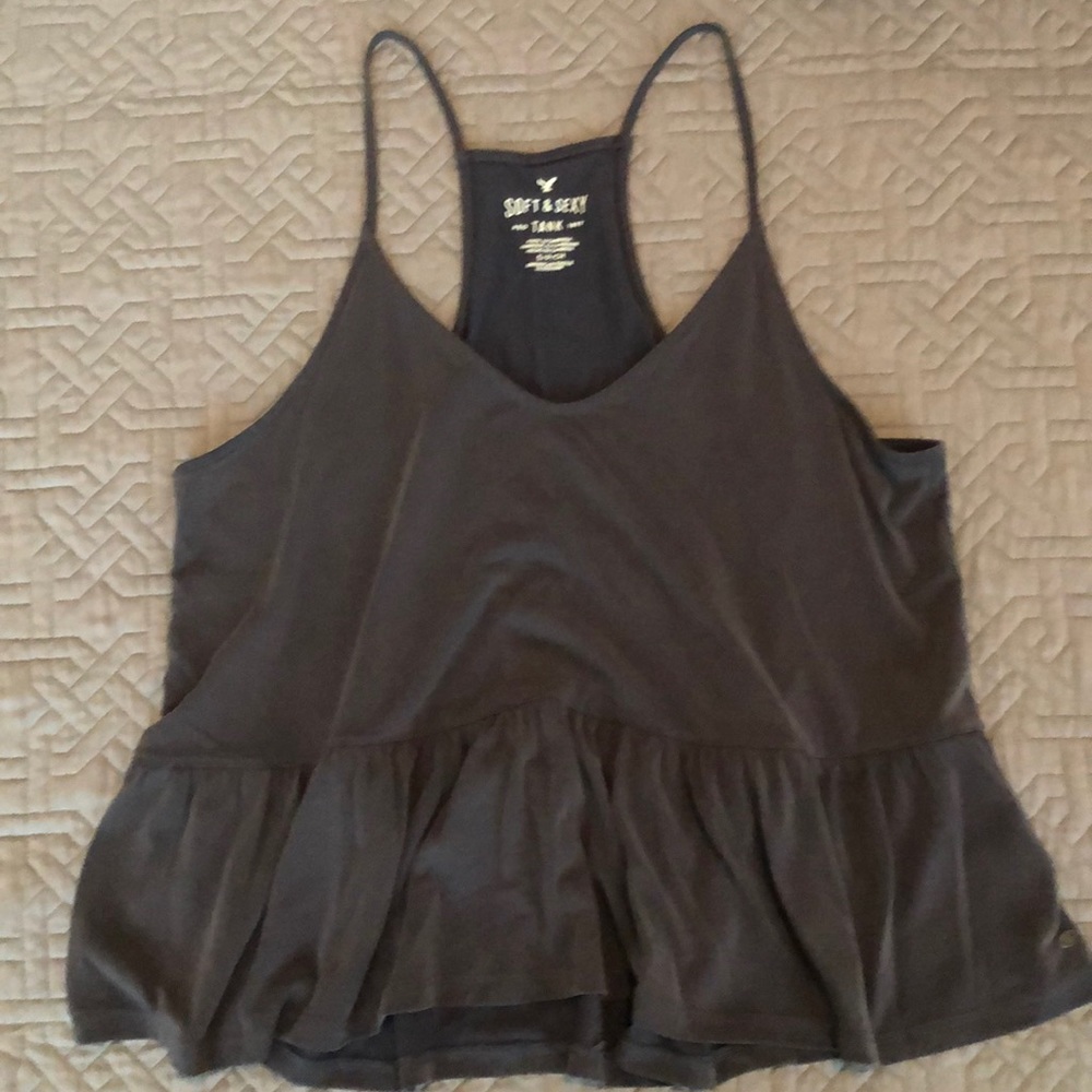 Peplum tank
